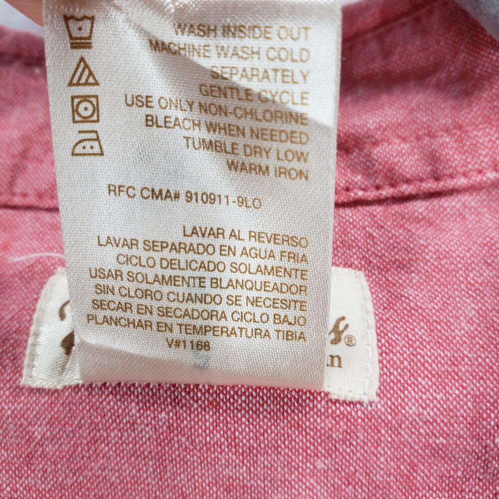 Bobbie Brooks Woman Pink Beige 100%Cotton Embroidered Top Size 22/24W - Picture 8 of 13